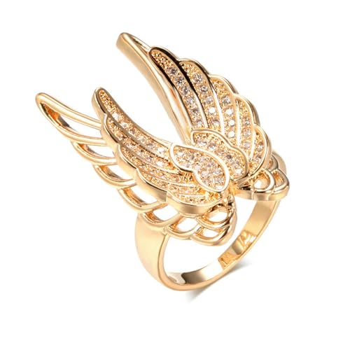 SYAVR Schmuck Engelsflügel Kreativer Ring Damenmode Ring SYAVR Schmuck Engelsflügel Kreativer Ring Damenmode Ring von SYAVR