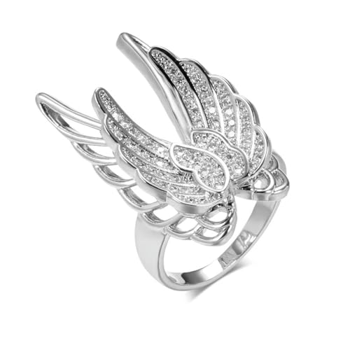 SYAVR Schmuck Engelsflügel Kreativer Ring Damenmode Ring SYAVR Schmuck Engelsflügel Kreativer Ring Damenmode Ring von SYAVR
