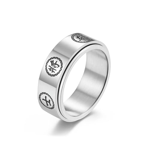Schach Drehring Schwarze Generäle Rot Schöner Schach Titan Stahl Ring Schach Drehring Schwarze Generäle Rot Schöner Schach Titan Stahl Ring von SYAVR