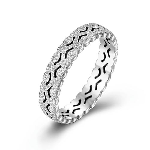 Titan Stahl Ring, Damenmode, leichte Luxusbekleidung, Schweifring, Handschmuck von SYAVR