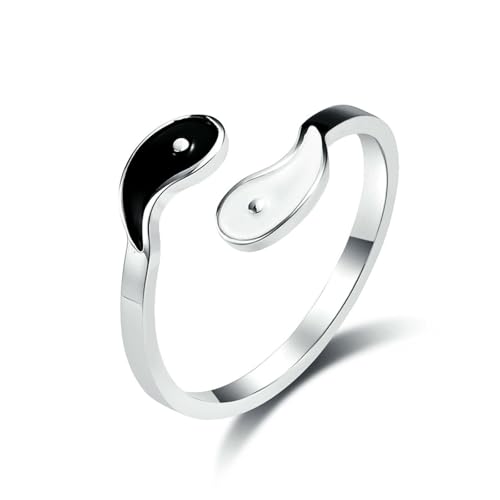 Yin Yang Fisch Tai Chi Diagramm Titan Stahl Ring Ring, Unisex, Minderheit Persönlichkeit, Herren und Frauen Handzubehör Yin Yang Fisch Tai Chi Diagramm Titan Stahl Ring Ring, Unisex, Minderheit Persönlichkeit, Herren und Frauen Handzubehör von SYAVR
