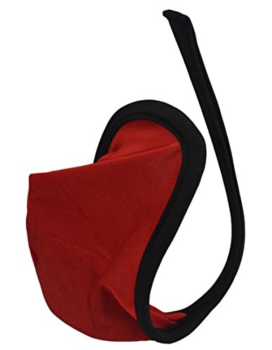 SYAYA NNK01 Herren Sexy C String G Dessous Unterwäsche T Schwarz Tangas Bikini Slip, rot, Einheitsgröße von SYAYA