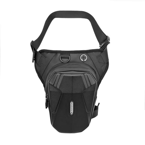 Drop Waist Bag Hard Shell Motorrad Hip Bum Pack Bags Erweiterbare Handy-Geldbörse Motorradzubehör Multifunktional Motorradgepäck von SYBLW