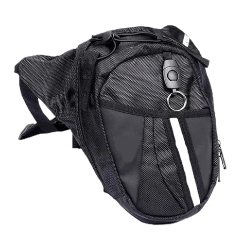 Herren-Hüfttasche, Oberschenkeltasche, Reittaille Und Hüfte, Motorrad-Beintasche, Geeignet Für Motorradfahrer Für Den Außenbereich Multifunktional Motorradgepäck (Color : AAA3) von SYBLW