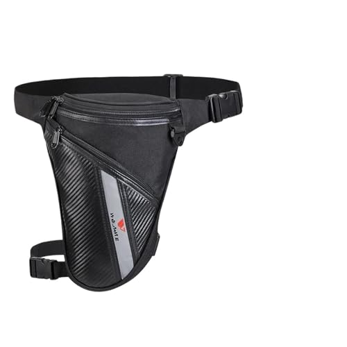 Motorrad Bein Tasche Taille Drop Oberschenkel Hüfte Bum Gürtel Motorrad Fahrer Trave Outdoor Moto Taille Tasche Motocross Multifunktional Motorradgepäck von SYBLW