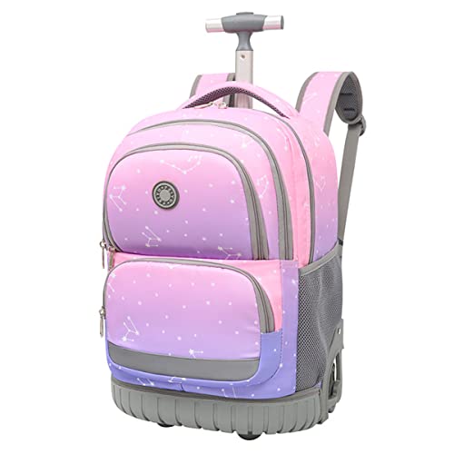 SYDARSYN Trolley Rucksack mit Rollen für Jungen Mädchen Schulranzen Kinder Schultrolley Schultaschen Grundschule Schulrucksack Kinderrucksack Laptop Rucksack von SYDARSYN