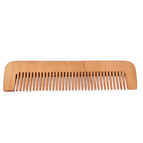 Haarkamm aus Holz, antistatische Holzkämme für Männer, tragbarer Schnurrbart-Styling-Taschenkamm für Männer und Frauen, Haarstyling von SYH&AQYE