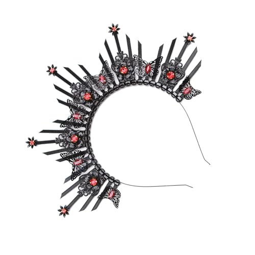 Stylisches Gothic-Kronen-Haarband, bequem, Gothic-Kronen, Stirnband, Verzierung für modische Frauen, liebevolle Stile Stylisches Gothic-Kronen-Haarband, bequem, Gothic-Kronen, Stirnband, Verzierung für modische Frauen, liebevolle Stile von SYJHHWGS