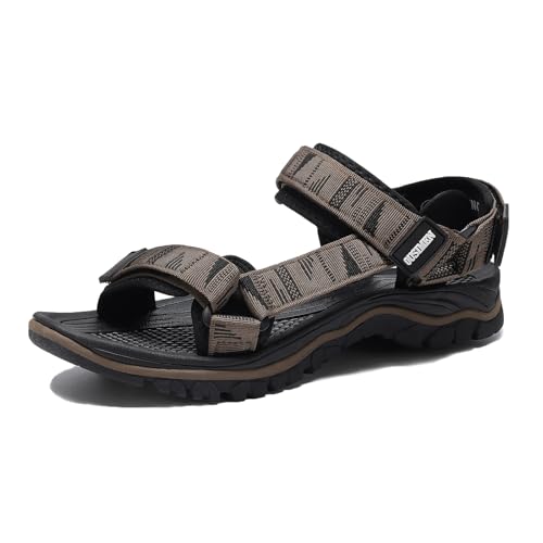 SYKT Sandalen Herren Trekkingsandalen Wandersandalen Outdoorschuhe Freizeitschuhe Strand Sandalen Sport Sandale von SYKT