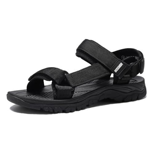 SYKT Sandalen Herren Trekkingsandalen Wandersandalen Outdoorschuhe Freizeitschuhe Strand Sandalen Sport Sandale von SYKT
