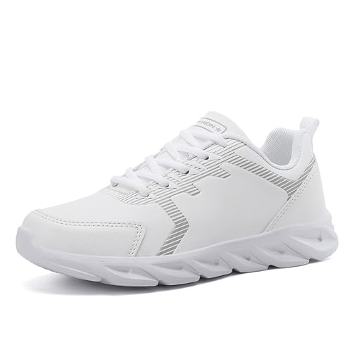 Wasserabweisende, rutschfeste Arbeitsschuhe für Damen, ölbeständige Wanderschuhe für Damen, Restaurants, bequeme schwarze Workout-Schuhe für Damen, bequeme Turnschuhe ( Color : White , Size : 36 EU ) Wasserabweisende, rutschfeste Arbeitsschuhe für Damen, ölbeständige Wanderschuhe für Damen, Restaurants, bequeme schwarze Workout-Schuhe für Damen, bequeme Turnschuhe ( Color : White , Size : 36 EU ) von SYLUOQP