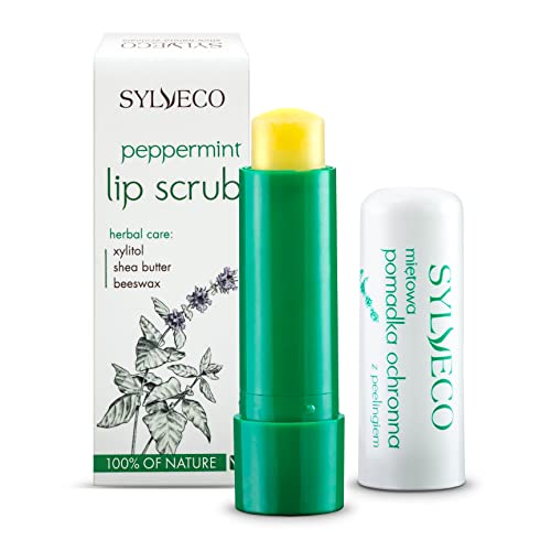 SYLVECO Peeling-Lippenpflegestift mit Minze. Lippenbalsam für frauen und männer. Naturkosmetik größe 4,6g. von SYLVECO