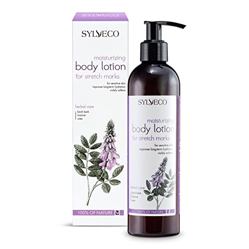 SYLVECO feuchtigkeitsspendende Bodylotion gegen Dehnungsstreifen. Vegan Naturkosmetik für frauen und männer. Größe 300 ml von SYLVECO