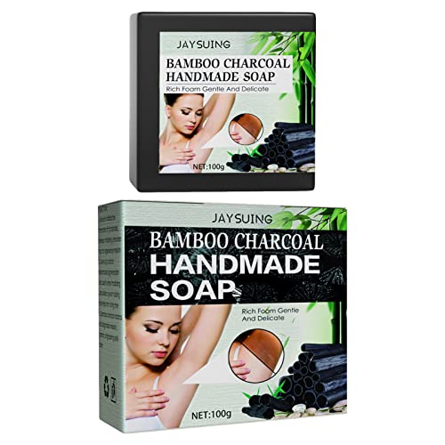 5 Pcs Reinigungsseife aus Bambuskohle,Feuchtigkeitsspendende Aktivkohle-Seife - Stückseife für Männer Verwenden Sie zur Wiederherstellung der Hautelastizität für Körper, Hände und Gesicht. Synyey von SYNYEY