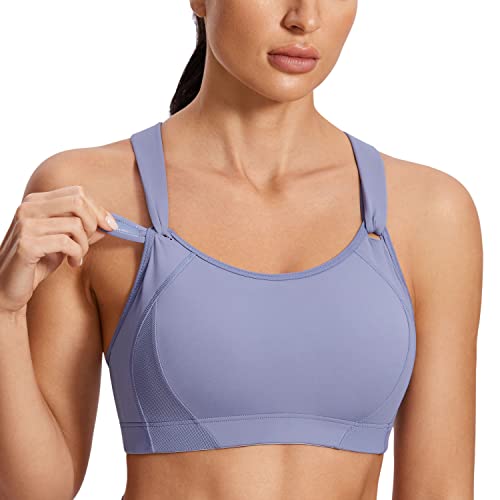 SYROKAN Damen Sport BH Starker Halt Run - Gepolstert,Ringerrücken,Ohne Bügel Top Adobeblue 70B SYROKAN Damen Sport BH Starker Halt Run - Gepolstert,Ringerrücken,Ohne Bügel Top Adobeblue 70B von SYROKAN