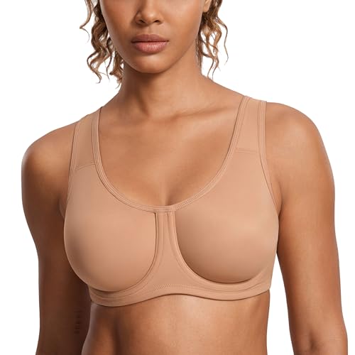 SYROKAN Damen Starker Halt Sports BH Große Brüste mit Bügel für Große Größen Kaum Buff 100D SYROKAN Damen Starker Halt Sports BH Große Brüste mit Bügel für Große Größen Kaum Buff 100D von SYROKAN