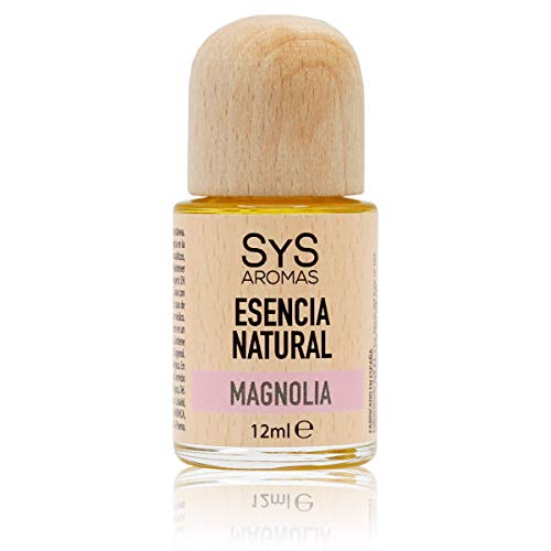 SYS Aromas Natural Essence Magnolie, blumiger und süßer Duft, für Brenner, Lufterfrischer, Luftbefeuchter und Kerzen, 12 ml von SYS