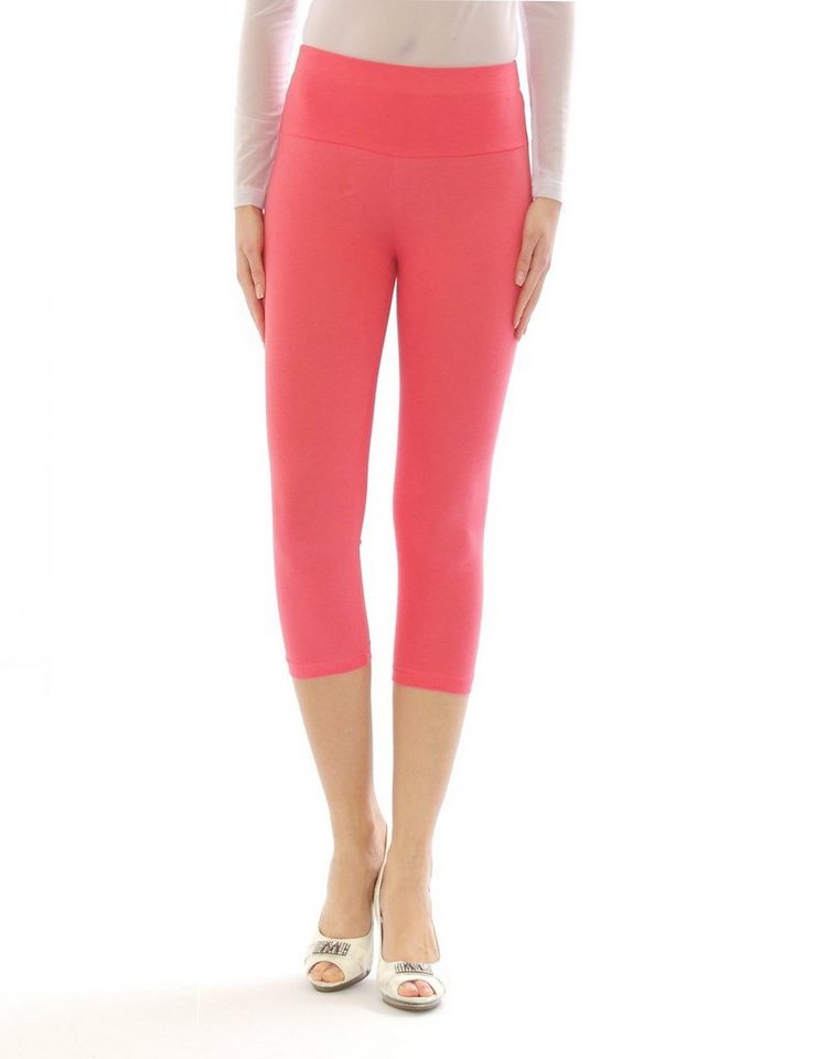 SYS Caprileggings Damen Capri 3/4 Leggings hoher Bund Hose Wäsche Leggins von SYS