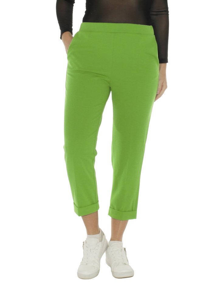 SYS Chinohose Chino-Twill Stoffhose Chino Damen 7/8 Hose Elegant Style Slim Straight atmungsaktiv, elastisch, pflegeleicht von SYS