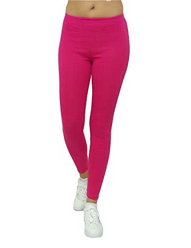 SYS Damen Thermo Leggings Hose lang Baumwolle Fleece pink XL von SYS