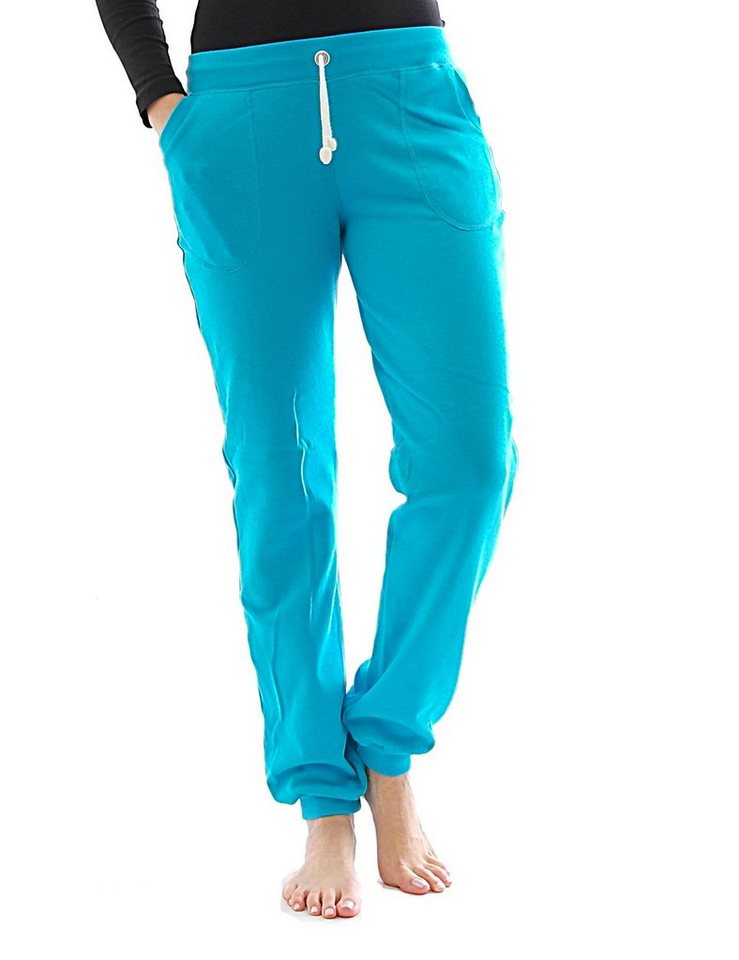 SYS Jogginghose Jogging Hose innen Fleece Taschen Sport Thermo Leggings Baumwolle von SYS