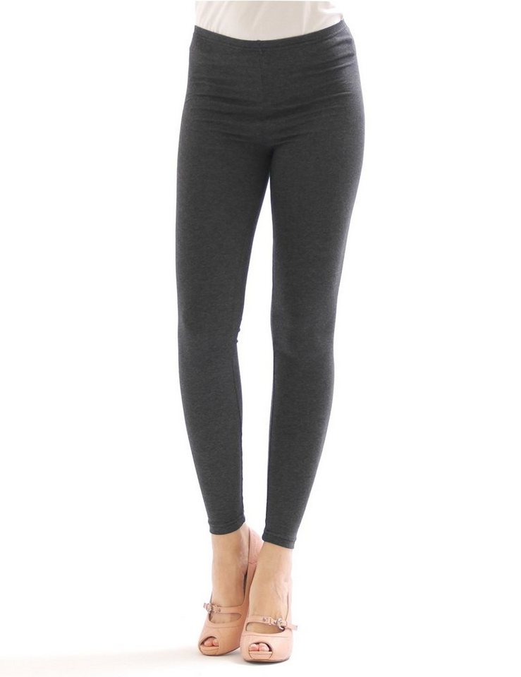 SYS Leggings Damen lange Leggings lang Baumwolle Hose Wäsche Hauteng von SYS