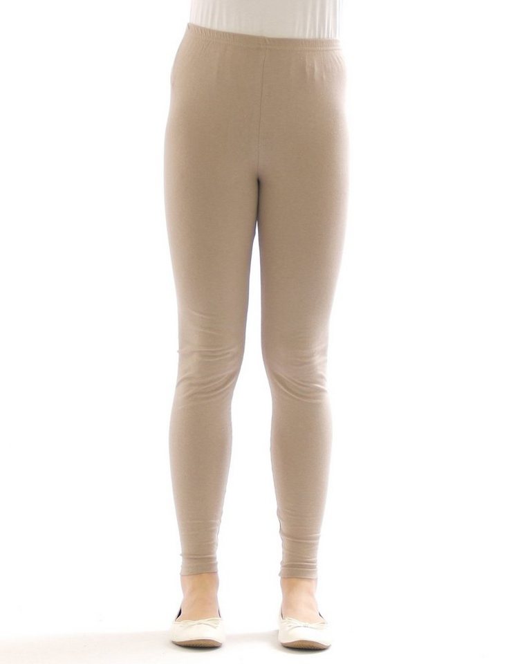 SYS Leggings Kinder Mädchen Leggings Hose lang blickdicht aus Baumwolle Baby von SYS