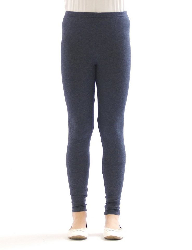 SYS Leggings Kinder Mädchen Leggings Hose lang blickdicht aus Baumwolle Baby von SYS