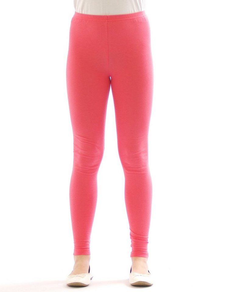 SYS Leggings Kinder Mädchen Leggings Hose lang blickdicht aus Baumwolle Baby von SYS