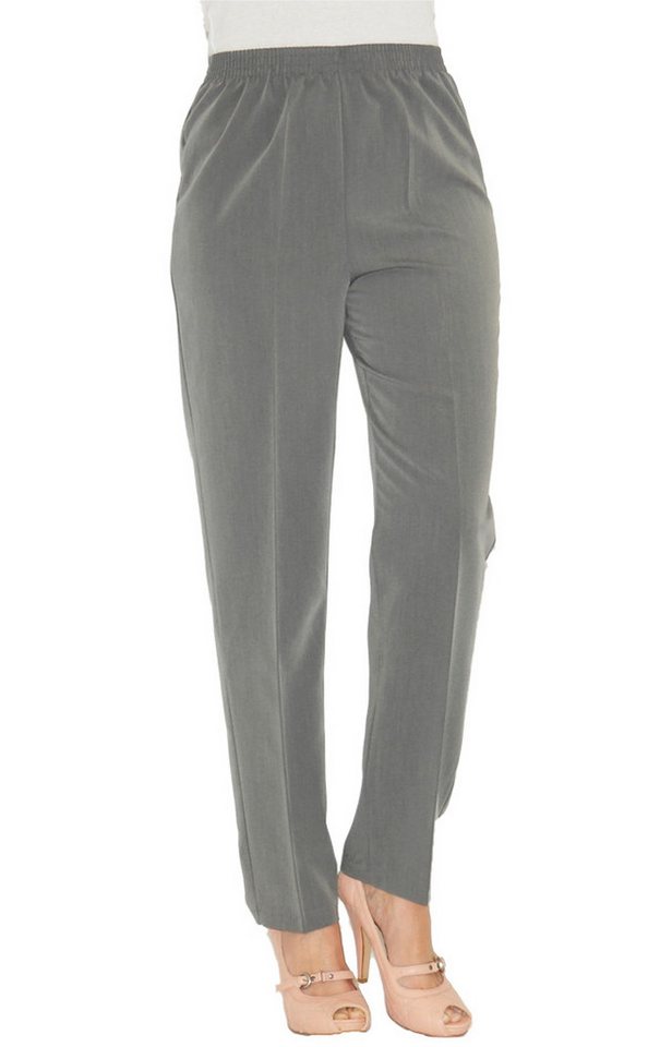 SYS Schlupfhose Anzughose Schlupfhose Bügelfalte Dehnbund Business Stoffhose must-have mit Bügelfalten von SYS