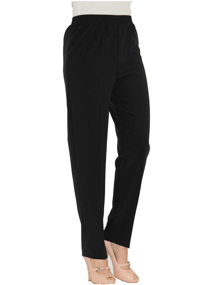 SYS Schlupfhose Anzughose Schlupfhose Bügelfalte Dehnbund Business Stoffhose must-have mit Bügelfalten von SYS