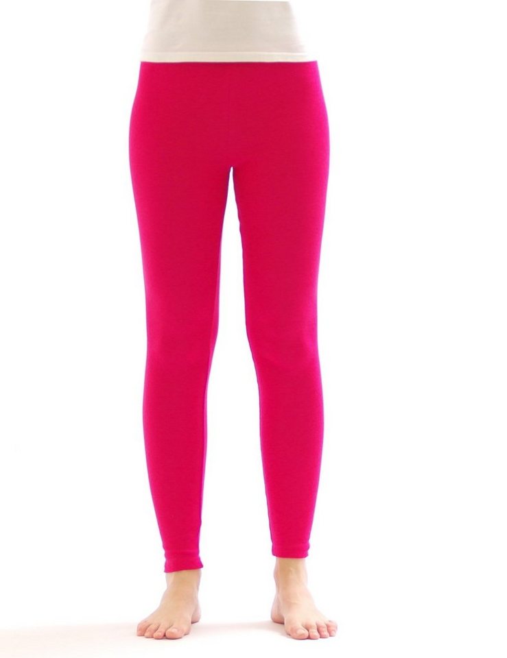 SYS Thermoleggings Kinder Thermo Mädchen Leggings Fleece Futter Hose lang von SYS