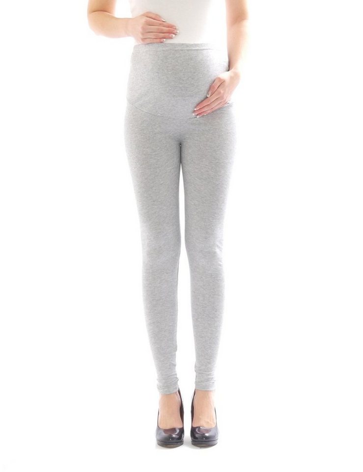 SYS Umstandsleggings Umstand Hose Umstandsleggings Leggings lang aus Baumwolle von SYS