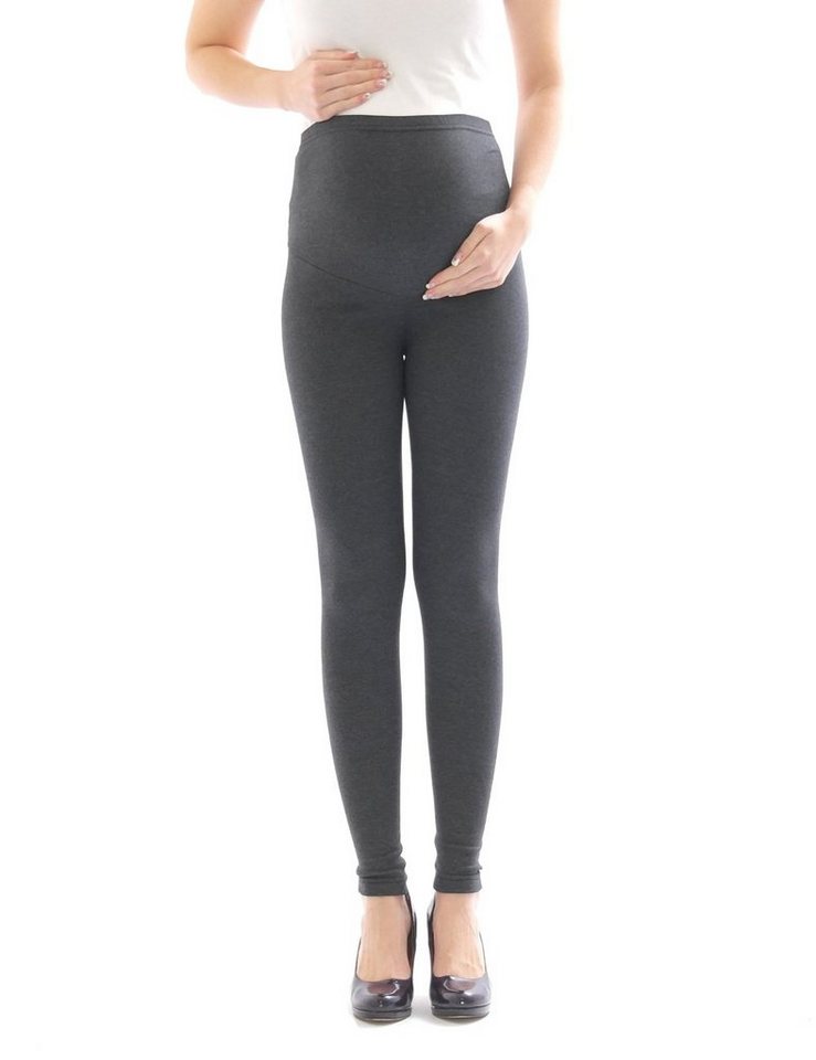 SYS Umstandsleggings Umstand Hose Umstandsleggings Leggings lang aus Baumwolle von SYS