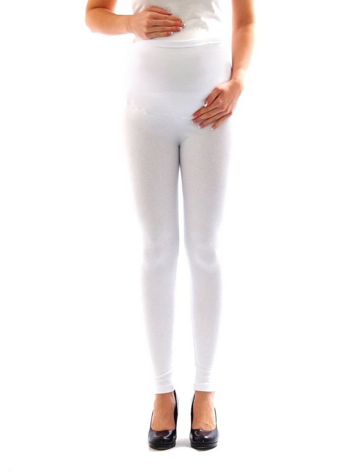 SYS Umstandsleggings Umstand Hose Umstandsleggings Leggings lang aus Baumwolle von SYS