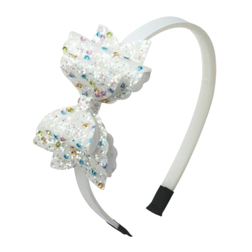 SYSUII 6 Stück Glitzer Pailletten Stirnbänder, Kinder Mädchen Stirnbänder Pailletten Haarband Haarreifen mit Schleife Stirnband Haarschmuck für das tägliche Leben Party Cosplay Halloween Geschenk von SYSUII