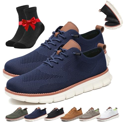Breeze Abendschuhe, Comfofeet Ultra Bequeme Orthopädische Schuhe, Atmungsaktive Leichte Mesh-Sneakers Mit Weicher Sohle(Blue,39 EU) von SYT-MD