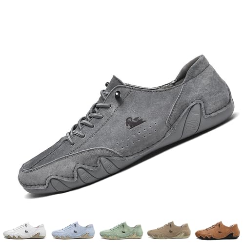 SYT-MD Alpaka-Barfußschuhe, leichte, atmungsaktive Barfußschuhe, lässige Sneakers, Unisex-Outdoor-Wanderschuhe(Grey,47 EU) von SYT-MD