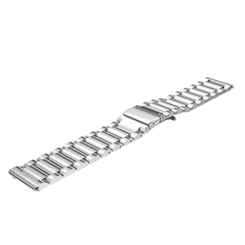 Uhrenarmband 24mm 22mm 20mm 18mm Metall Schnellverschluss Uhrenarmband Solide Verlängern Edelstahl Uhrenarmband Straps Armband (Color : Silver, Size : 24mm) von SYT-MD