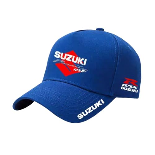 Auto Kappe für Suzuki Splash, Baseballkappe Basecap Mütze Basecap Herren Unisex Kappe Verstellbar Baumwolle mit Auto Logo Baseball Cap für Herren Damen Zubehör,Blue von SYXWJL