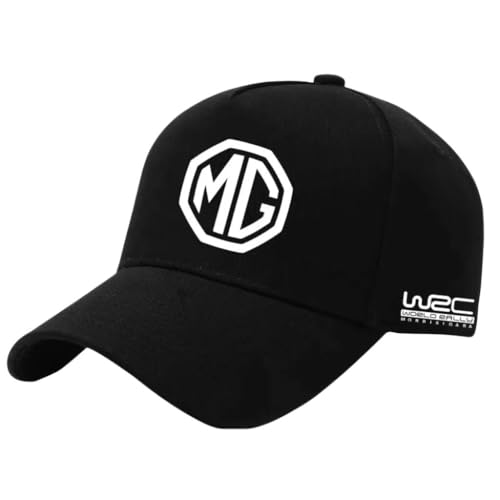 SYXWJL Auto Kappe für MG MG3, Baseballkappe Basecap Mütze Basecap Herren Unisex Kappe Verstellbar Baumwolle mit Auto Logo Baseball Cap für Herren Damen Zubehör,Black von SYXWJL