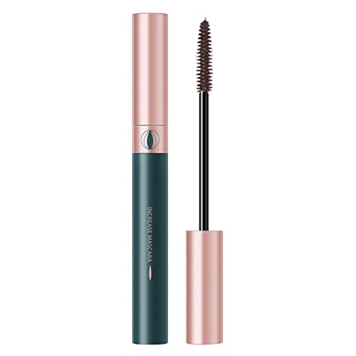 4D Seidenfaser Wimperntusche,Schwarze voluminöse Mascara,Wasserdichte Great Lash Mascara und dick,Dramatische Wimpernverlängerung (E, One Size) von SZFRYEU