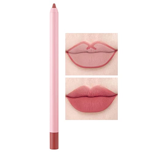 MatteLippenstift Set,Lippenkonturenstift Set, Lip Gloss Geschenkset wasserfest langanhaltend, Lips Make-up-Kits Pigment Velvety Nude Lip Stain Lipgloss (I, One Size) von SZFRYEU