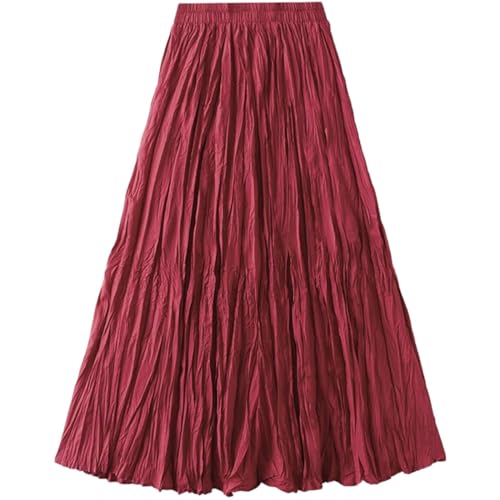 Damen Tüllrock Falten Rock Höhe Taille A Line Mesh Pailletten Maxirock Lang Rock Elegant Rock Sommerrock Frühlingsrock Damen Tüllrock Falten Rock Höhe Taille A Line Mesh Pailletten Maxirock Lang Rock Elegant Rock Sommerrock Frühlingsrock von SZJIAHTM