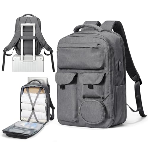 Ryanair Handgepäck 40x20x25 Rucksack Laptop Rucksack 14 zoll Wasserdicht,Reiserucksack Handgepäck Flugzeug 40x30x20 für Damen Schulmädchen Casual Travel Daypack mit USB Ladeanschluss & Laptopfach von SZLX