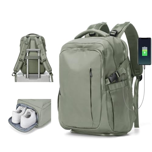 SZLX Ryanair Handgepäck 40x20x25 Rucksack Laptop Wasserdicht Herren Reiserucksack Handgepäck Flugzeug Easyjet 45x36x20 Damen Schulmädchen Casual Travel Daypack mit Laptopfach von SZLX