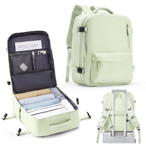 SZLX Easyjet Handgepäck 45x36x20 Rucksack für Flugzeug Untersitz Kabinentasche Damen Reiserucksack Handgepäck Flugzeug Rucksack Wasserdicht Business Herren Travel Backpack Für 15.6-Zoll-Laptops von SZLX