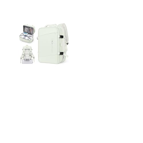 SZLX Großer Reiserucksack Damen,Ryanair Handgepäck 40x20x25 Rucksack 45x36x20 Easyjet mit USB anschluss Rucksack Wasserdicht Laptop Business Herren Reiserucksack Handgepäck Flugzeug mit Schuhfach von SZLX