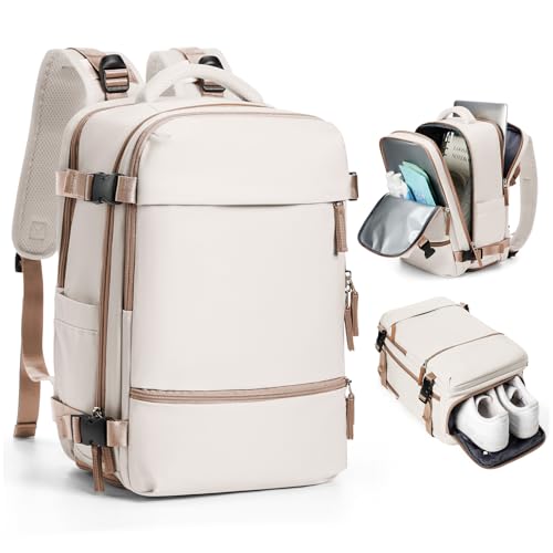 SZLX Handgepäck Rucksack 40x20x25 für Ryanair Klein Reiserucksack für Flugzeug Unter Sitzplatz Tasche Laptop Rucksack 14 Zoll mit Schuhfach für Herren Damen Schulrucksack Jungen Teenager,Schwarz von SZLX