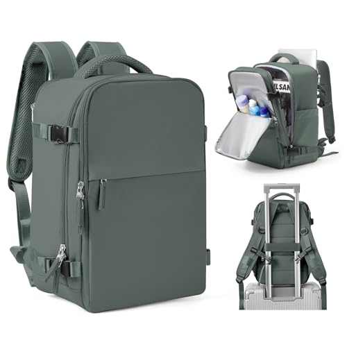 SZLX Handgepäck 40x20x25 für Ryanair Handgepäck Rucksack Easyjet für Flugzeug Reiserucksack Unter Sitz Handgepäck Tasche für Weekender Kurze Tirp 14-Zoll-Laptop Rucksack für Herren und Damen von SZLX